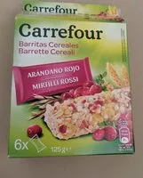 Mängden socker i Barritas cereales arándano rojo