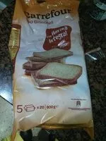 Mängden socker i 100 biscotes con harina integral