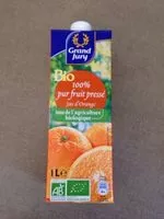Mängden socker i Bio 100% pur fruit pressé Jus d'orange