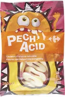 Mängden socker i Peach' ACID
