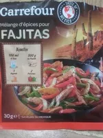 Mängden socker i Mélange d'épices pour fajitas