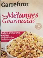 Mängden socker i Boulgour & lentilles, petits pois