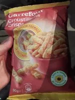 Mängden socker i Croustillants goût jambon - fromage