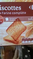 Mängden socker i Biscottes Blé complet