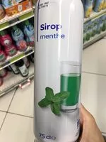 Mängden socker i Sirop menthe