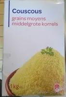 Mängden socker i Couscous grains moyens