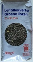 Mängden socker i Lentilles vertes