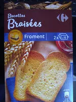 Mängden socker i Biscottes braisées