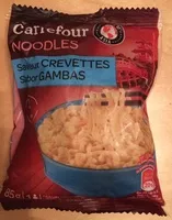 Mängden socker i Noodles saveur crevettes