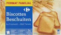 Mängden socker i BISCOTTES Nature