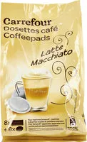 Mängden socker i Dosettes de café Latte Macchiato