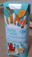 Mängden socker i Fruits et lait* Saveur Méditerranéen