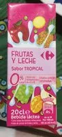 Mängden socker i Boisson Fruits et lait saveur Tropical