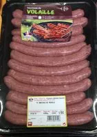 Mängden socker i Saucisses de volaille