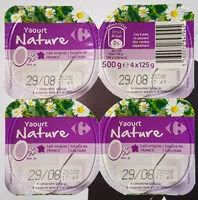 Mängden socker i Yaourt Nature 0% Mat. Gr.
