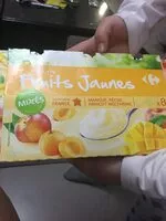 Mängden socker i Brassé fruits jaunes mixés
