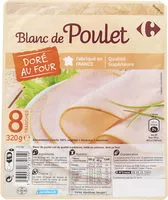 Mängden socker i Blanc de poulet doré au four