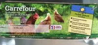 Mängden socker i 12 oeufs de poules élevées en plein air