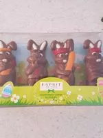 Mängden socker i Assortiment lapins de pâque