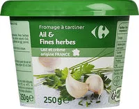 Mängden socker i Fromage à tartiner