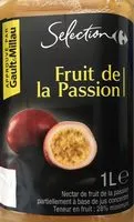 Mängden socker i Fruit de la passion