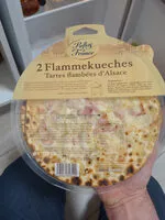 Mängden socker i 2 Flammekueches Tartes flambées à l'alsacienne