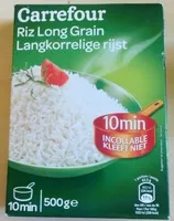 Mängden socker i Riz long grain