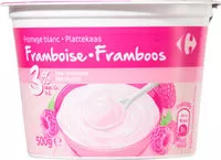 Mängden socker i Fromage blanc framboise