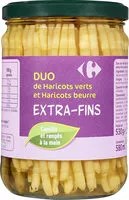 Mängden socker i Haricots verts & haricots beurre extra-fins