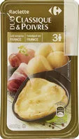 Mängden socker i Raclette Duo classique & poivres