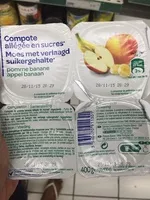 Mängden socker i Compote de pomme banane
