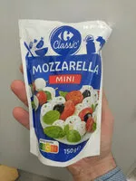Mängden socker i Mini mozzarella