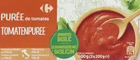 Mängden socker i Purée de tomates saveur Basilic