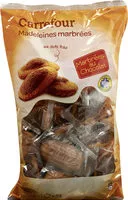 Mängden socker i Madeleines Marbrées au chocolat