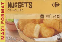 Mängden socker i Nuggets de poulet