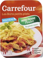 Mängden socker i Penne au poulet sauce pesto rosso