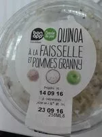Mängden socker i quinoa  à la faisselle et pommes granny