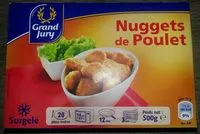 Mängden socker i Nuggets de Poulet