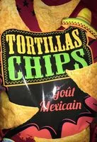 Mängden socker i Tortillas chips goût mexicain