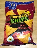 Mängden socker i Tortillas chips goût mexicain