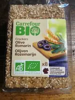 Mängden socker i Crackers Olives romarin