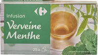 Mängden socker i Infusion Verveine Menthe