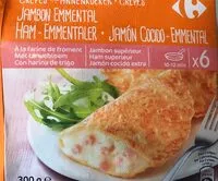 Mängden socker i 6 Crêpes Jambon Emmental