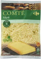Mängden socker i Comté râpé AOP