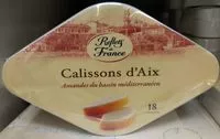 Mängden socker i Calissons d'Aix Amandes du bassin méditerranéen