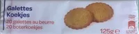 Mängden socker i Galettes