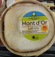 Mängden socker i Mont d'Or Lait cru