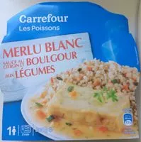 Mängden socker i Merlu blanc & boulgour aux légumes Sauce citron