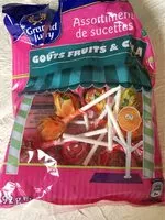 Mängden socker i Assortiment de sucettes goût fruits & cola