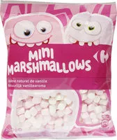 Mängden socker i Mini Marshmallows - arôme naturel de vanille